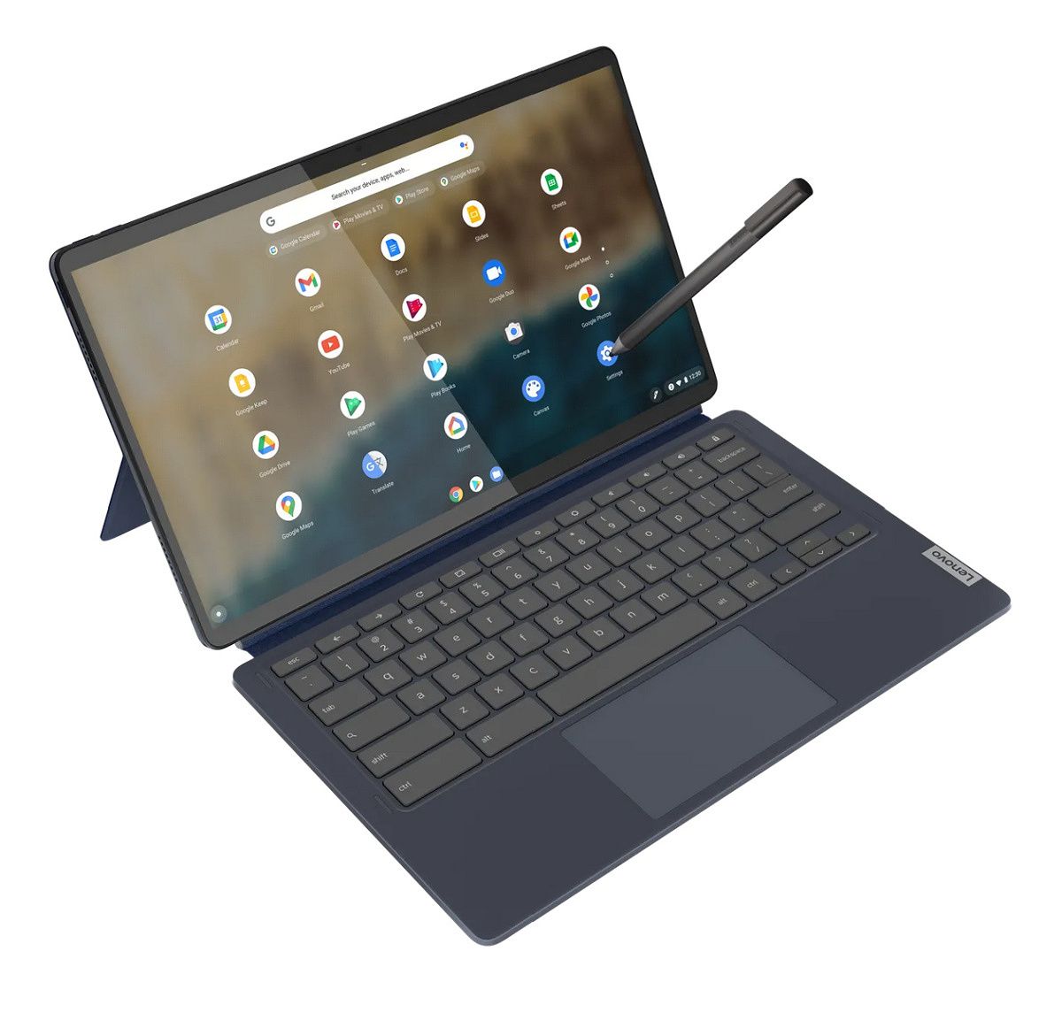 The Lenovo Chromebook Duet 5 is a larger, more premium version of the Chromebook Duet from 2020. You get a bright OLED display, detachable keyboard, and USI pen support. All of those features for $499 makes this a solid value in the Chrome tablet space.