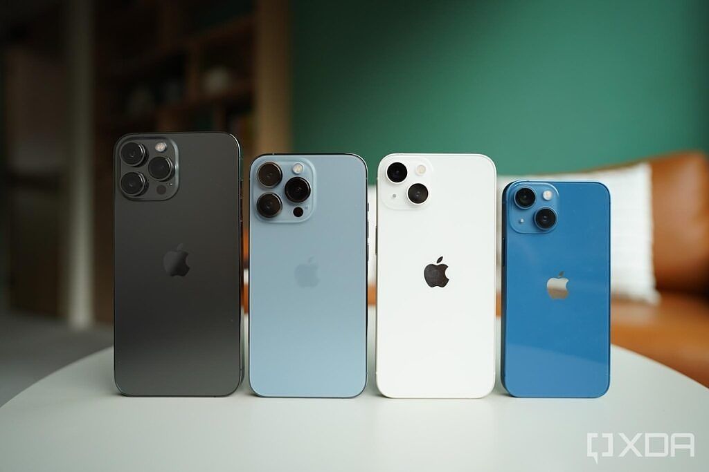 iPhone 13 in all four models.