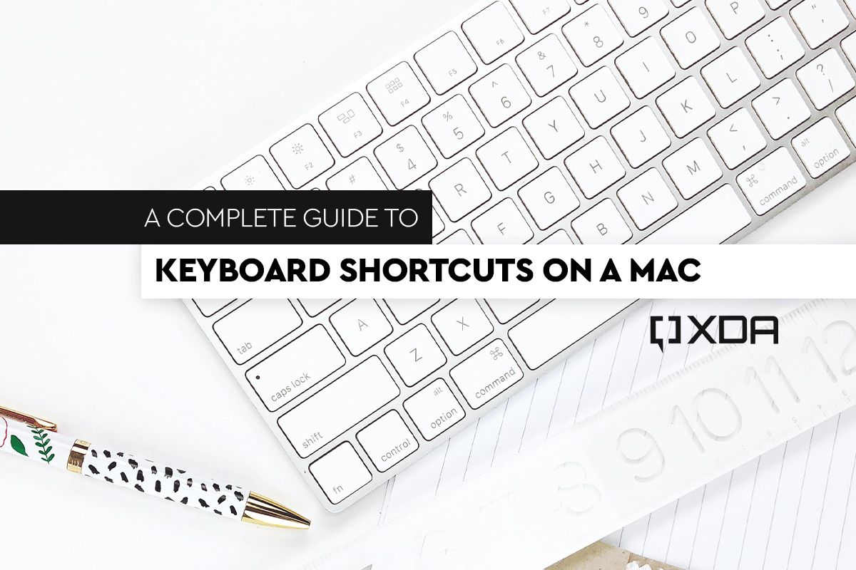 A complete guide to keyboard shortcuts on a Mac