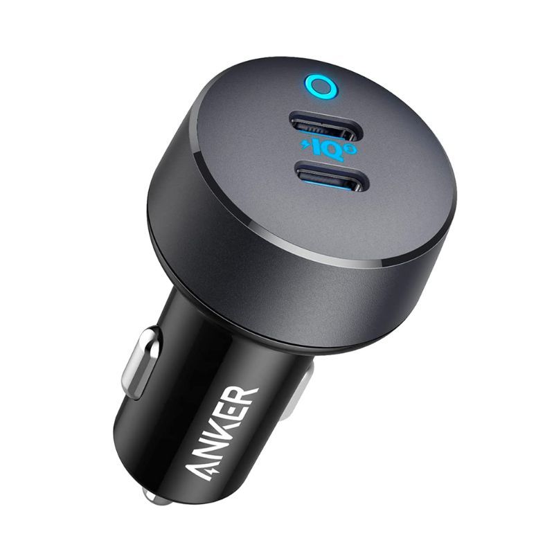 Anker PowerDrive III Duo is a reliable car charger that uses USB PD to deliver 20W of power to two separate USB Type-C ports. This charger can output 20W of power through two USB ports at once, so it's nice to charge two devices relatively quickly at any given point. .