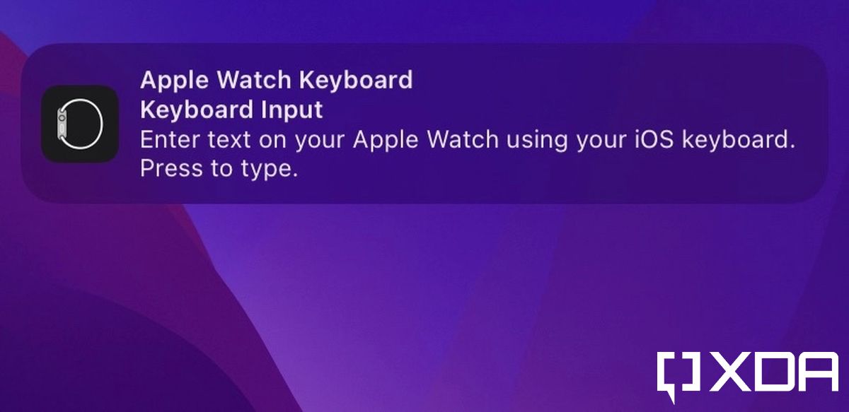 Apple Watch Keyboard input notification on iOS featured