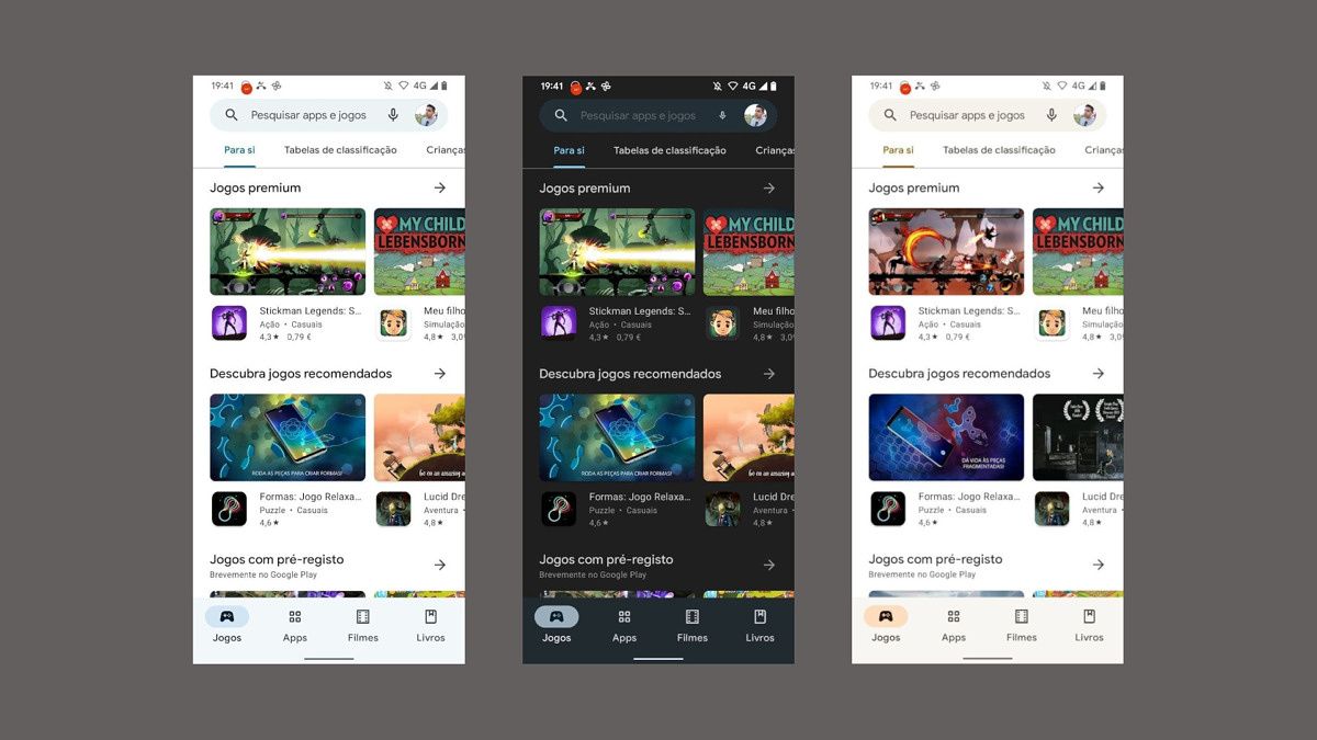 google play store material you
