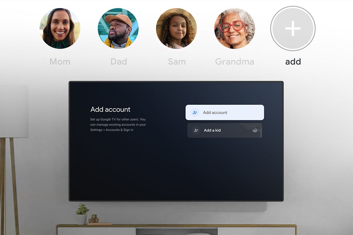 Google TV multi-user profiles featured