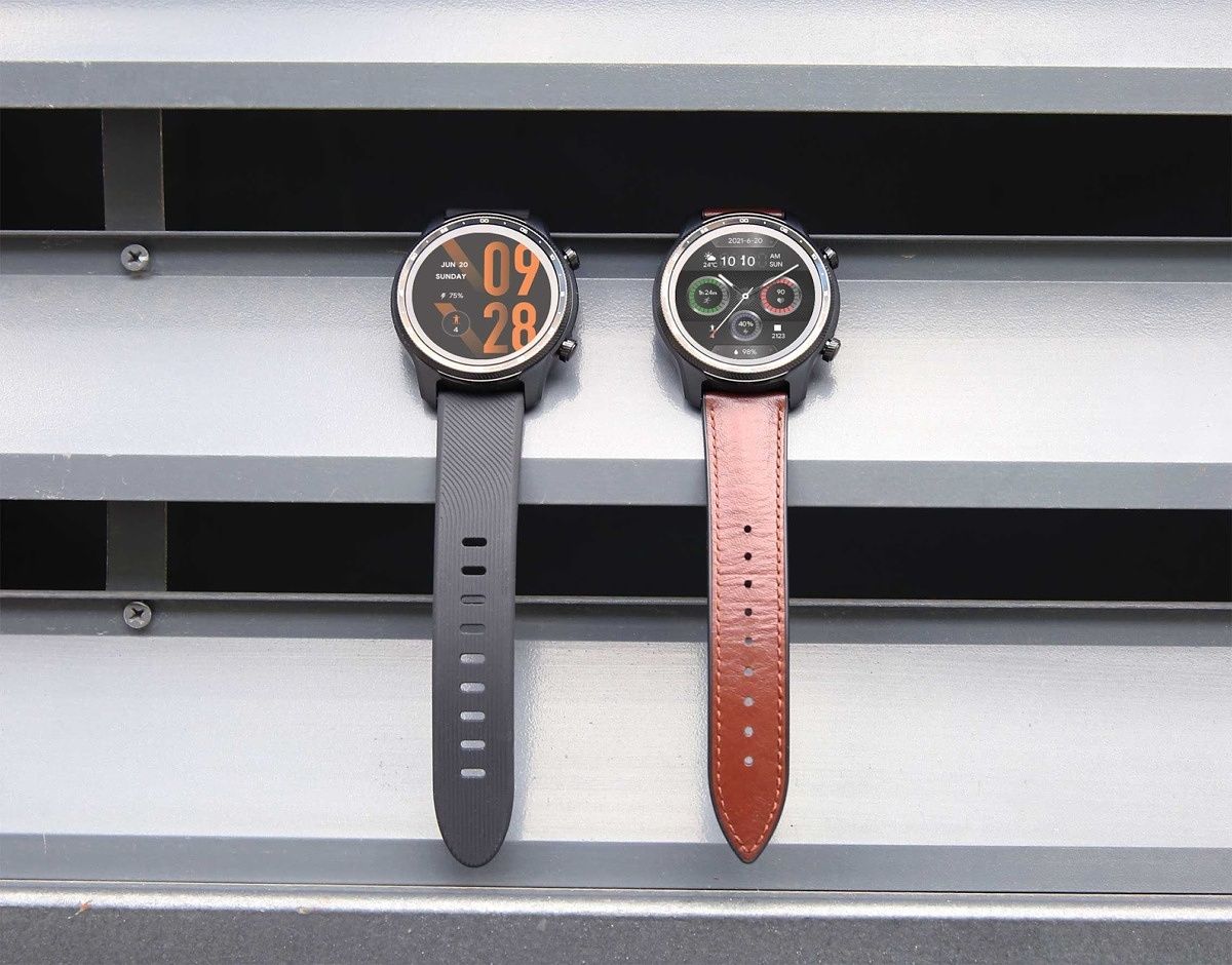 TicWatch Pro 3 Ultra GPS and TicWatch Pro 3 Ultra LTE shown side by side