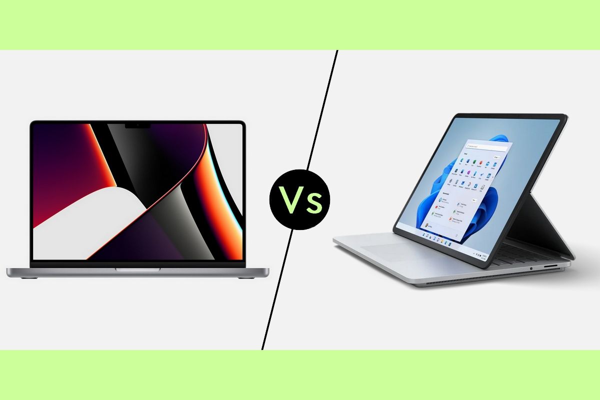 MacBook Pro vs Surface Laptop Studio