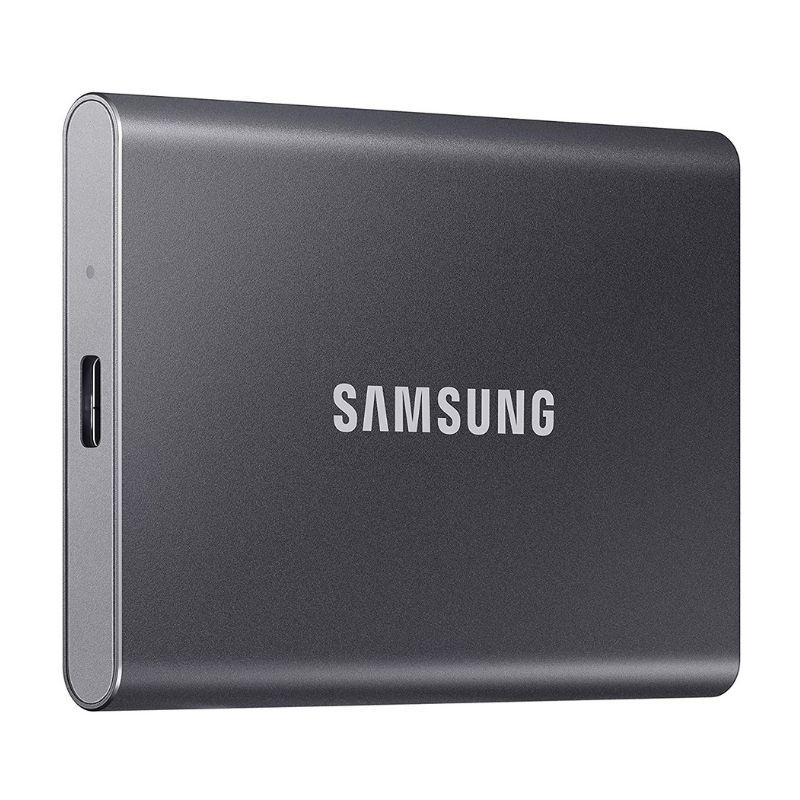 Are those Thunderbolt SSDs a little too expensive for you? The Samsung T7 is a more standard SSD that comes in up to 2TB sizes and three colors to choose from. It supports speeds up to 1,050MB/s so it's far from slow, and it supports password protection.