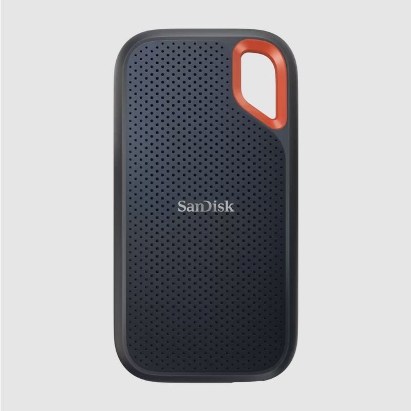 The SanDisk Extreme v2 is a fast, secure, and durable portable SSD for content creators.  It's backed by a fast NVMe SSD and has a USB 3.2 Gen 2 bridge chip.