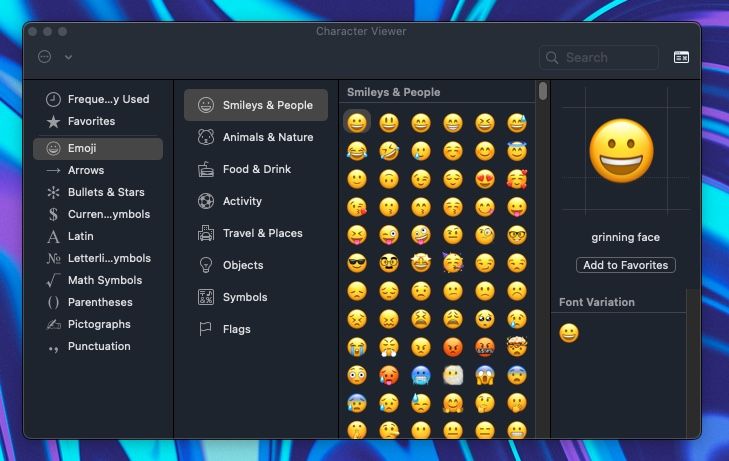 emoji mac detailed 