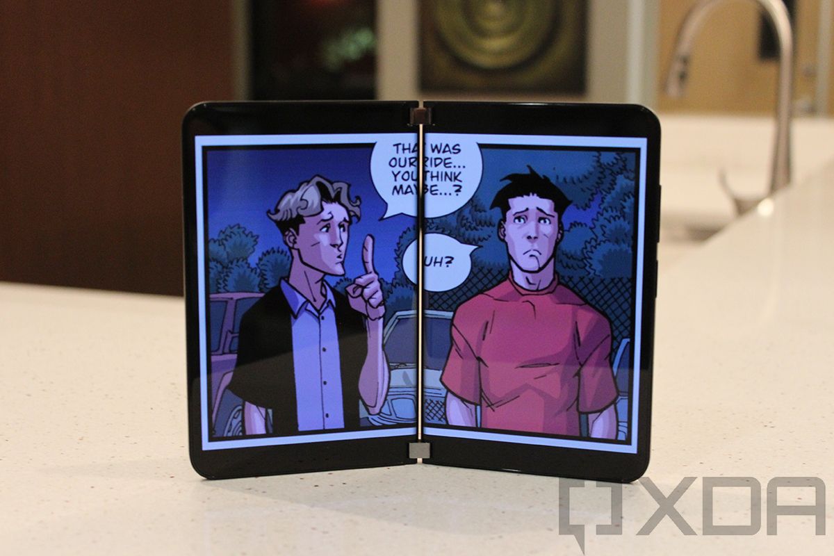 Comixology on Surface Duo 2