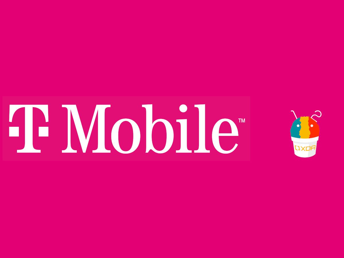 T-Mobile logo next to Android 12 icon
