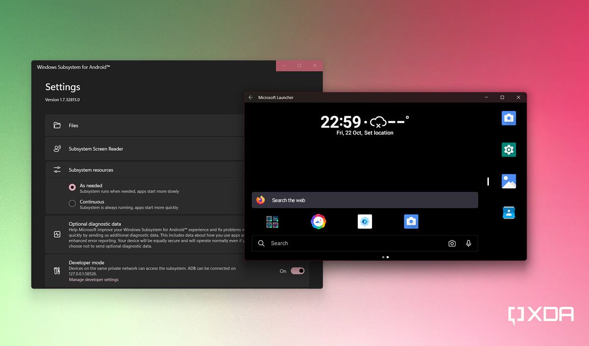 Windows Subsystem for Android launcher app featured