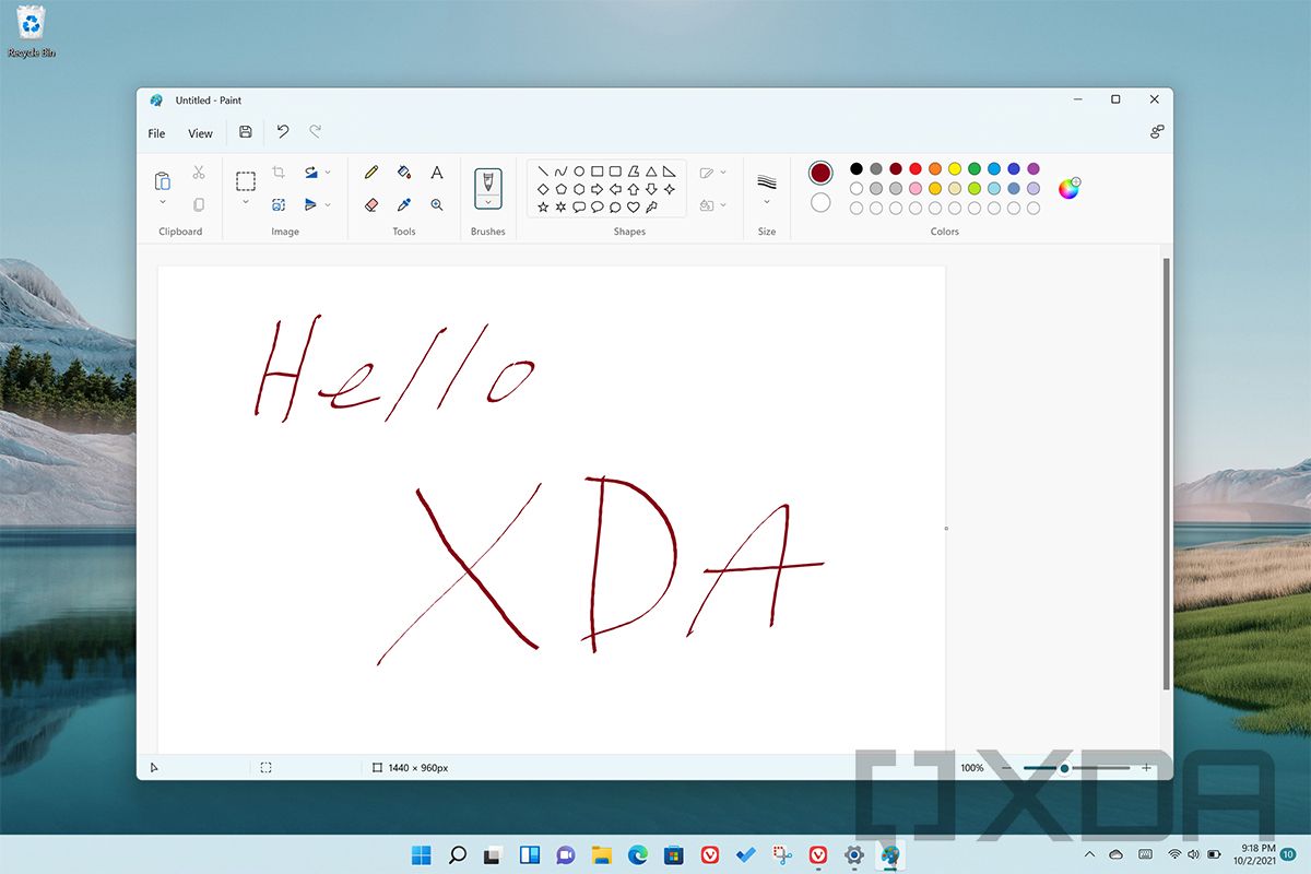 Paint app in Windows 11