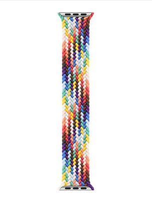 The Braided Solo Loop is a one-piece woven band that comes in colorful variations and has a stretchable design. You can buy it directly from Apple.