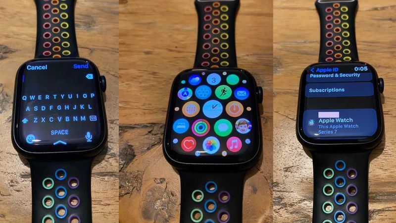 apple watch series 7 hands on images