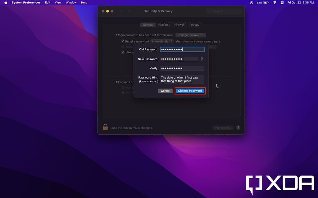 How To Change The Password On An Apple Mac