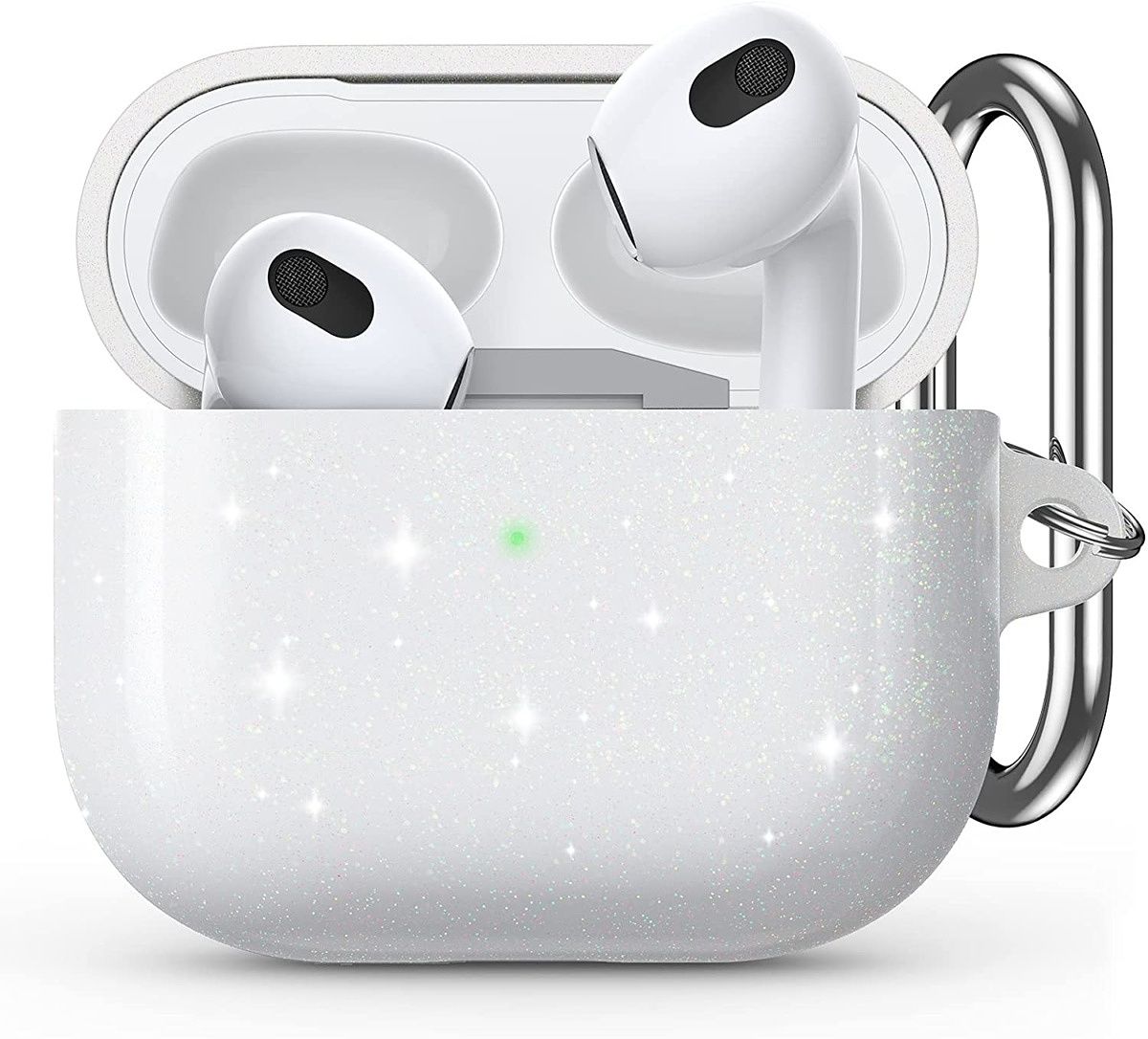 If you're looking to add some touches to your new AirPods 3, you might like this case from Humixx.  Comes with glitter to make your AirPods sparkle.  In addition, the case is made of durable materials to provide robust protection.