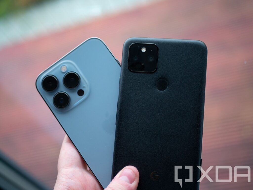 iPhone 13 Pro and the Google Pixel 5