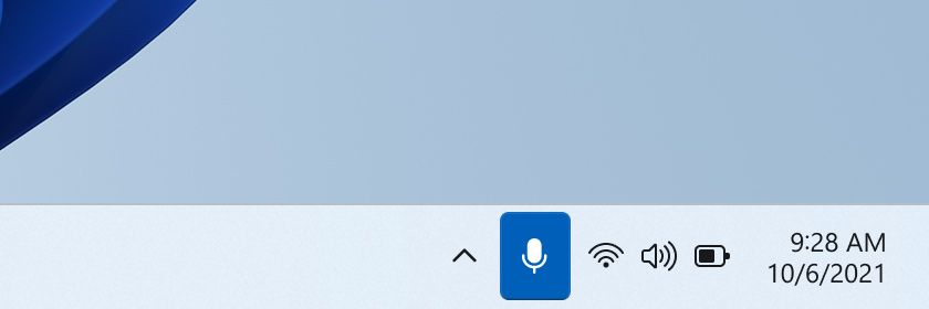 Taskbar mute button in Windows 11