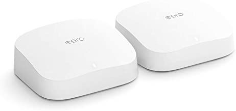 Two Eero Pro 6 stations can cover up to 3,000 sq. ft. with fast internet.