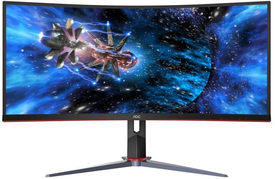 This 34-inch monitor has an ultra-wide 21:9 display with WQHD resolution and a 144Hz refresh rate. It also has a 1ms response time and 98% Adobe RGB coverage.