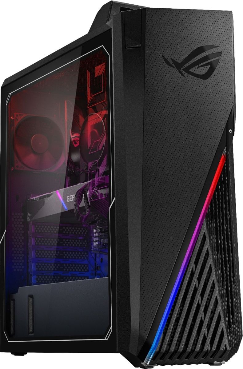 The ASUS ROG Gaming Desktop features an Intel Core i7-11700F processor and NVIDIA GeForce RTX 3070 graphics for a very reasonable price.