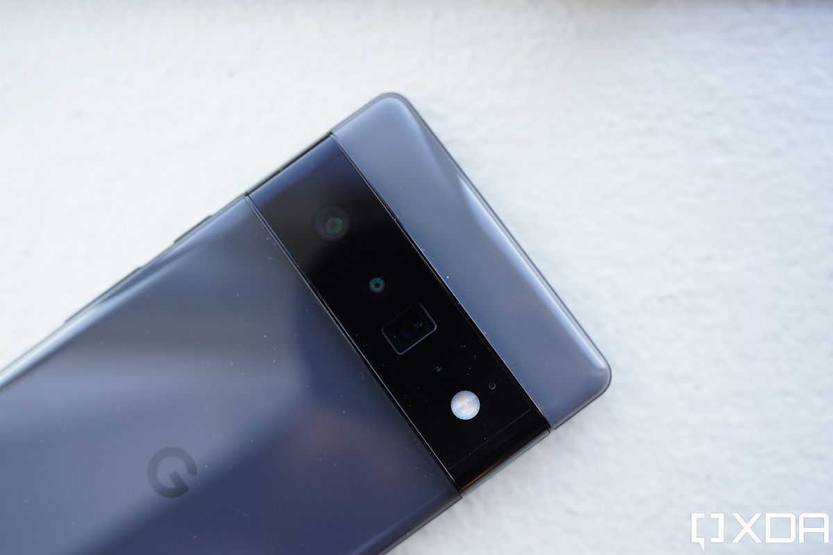 Pixel 6 Pro showing the cameras on the back.