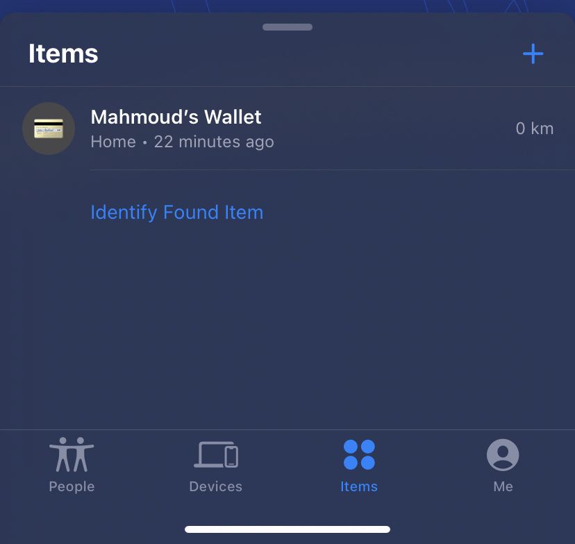 Find my items tab tweaks iOS 15.2 beta 3