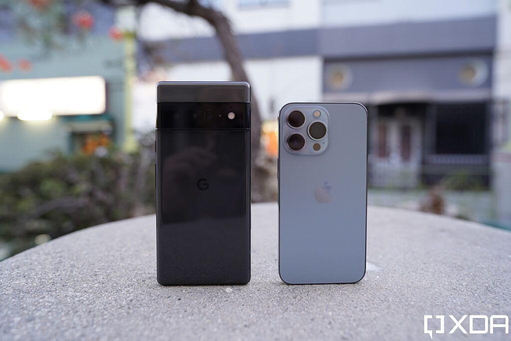pixel 6 pro and iphone 13 pro