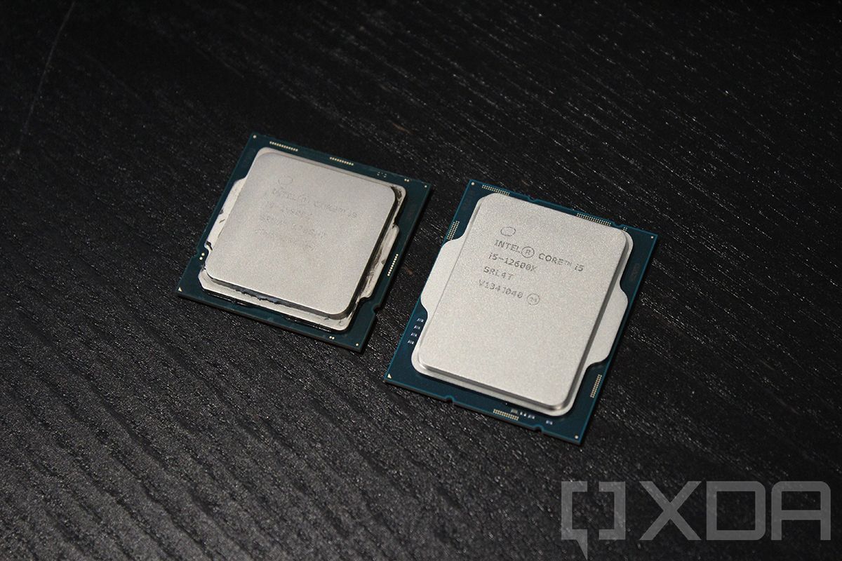 Intel 12th-gen and 10th-gen processor
