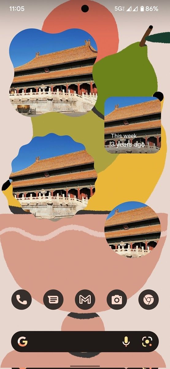 Google rolls out new frame styles for Google Photos Memories widget