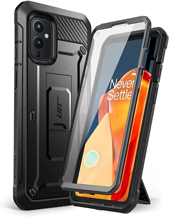 The Supcase Unicorn Beetle Pro is a rugged case that offers extreme protection against drops. It comes with an in-built screen protector and a kickstand as well as a belt holster.