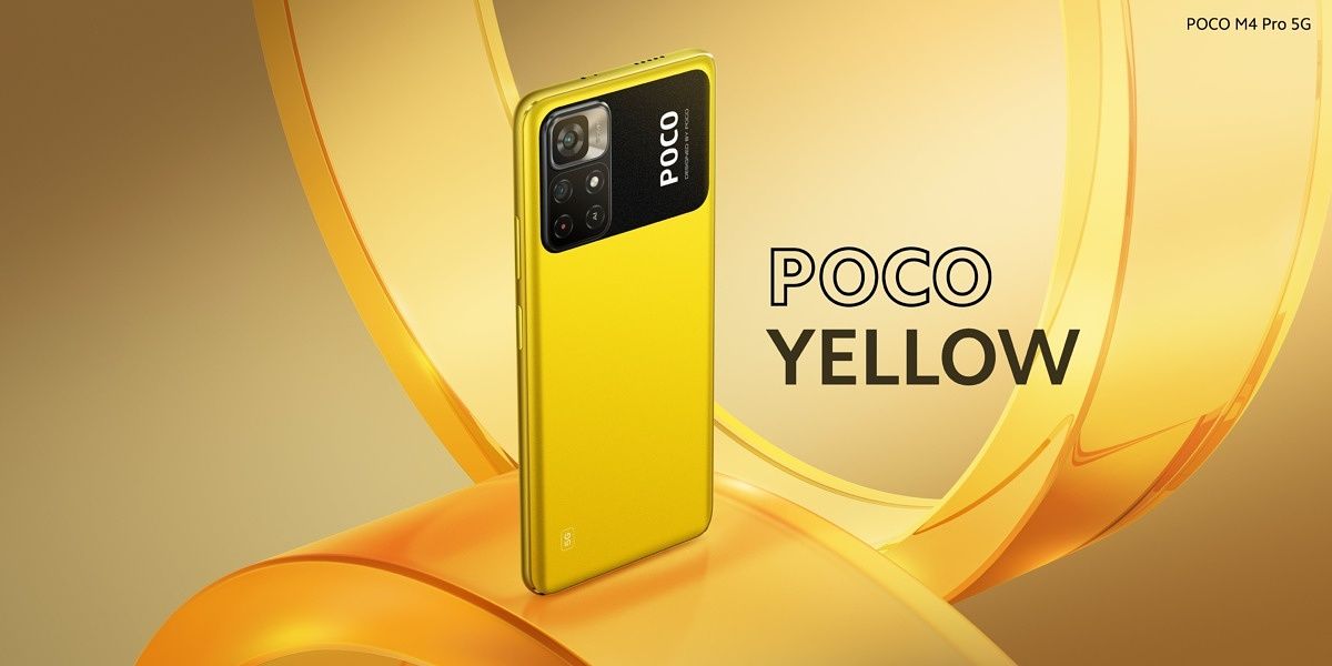 POCO M4 Pro 5G in Yellow