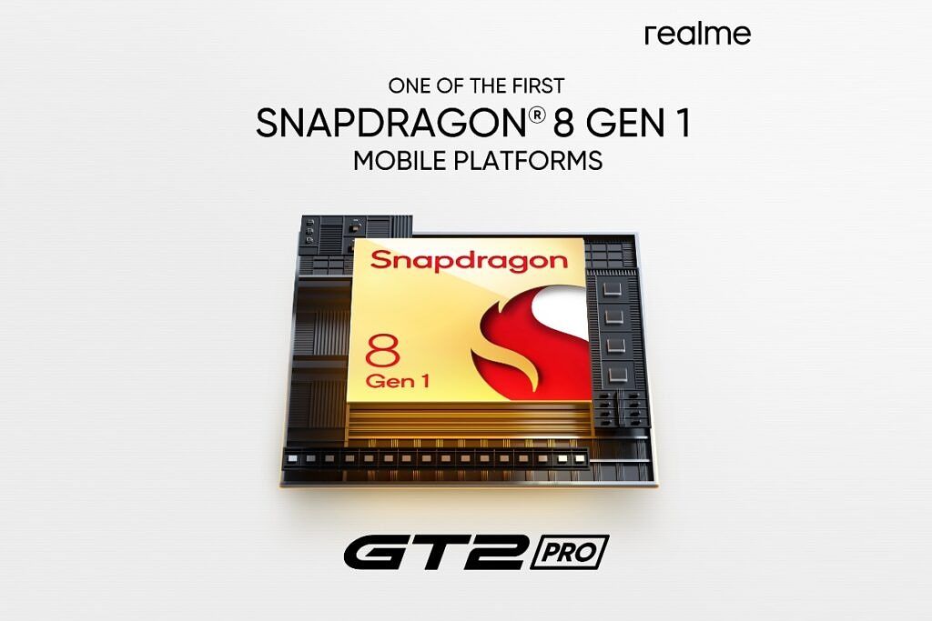 Realme GT 2 Pro Snapdragon 8 Gen 1 announcement poster