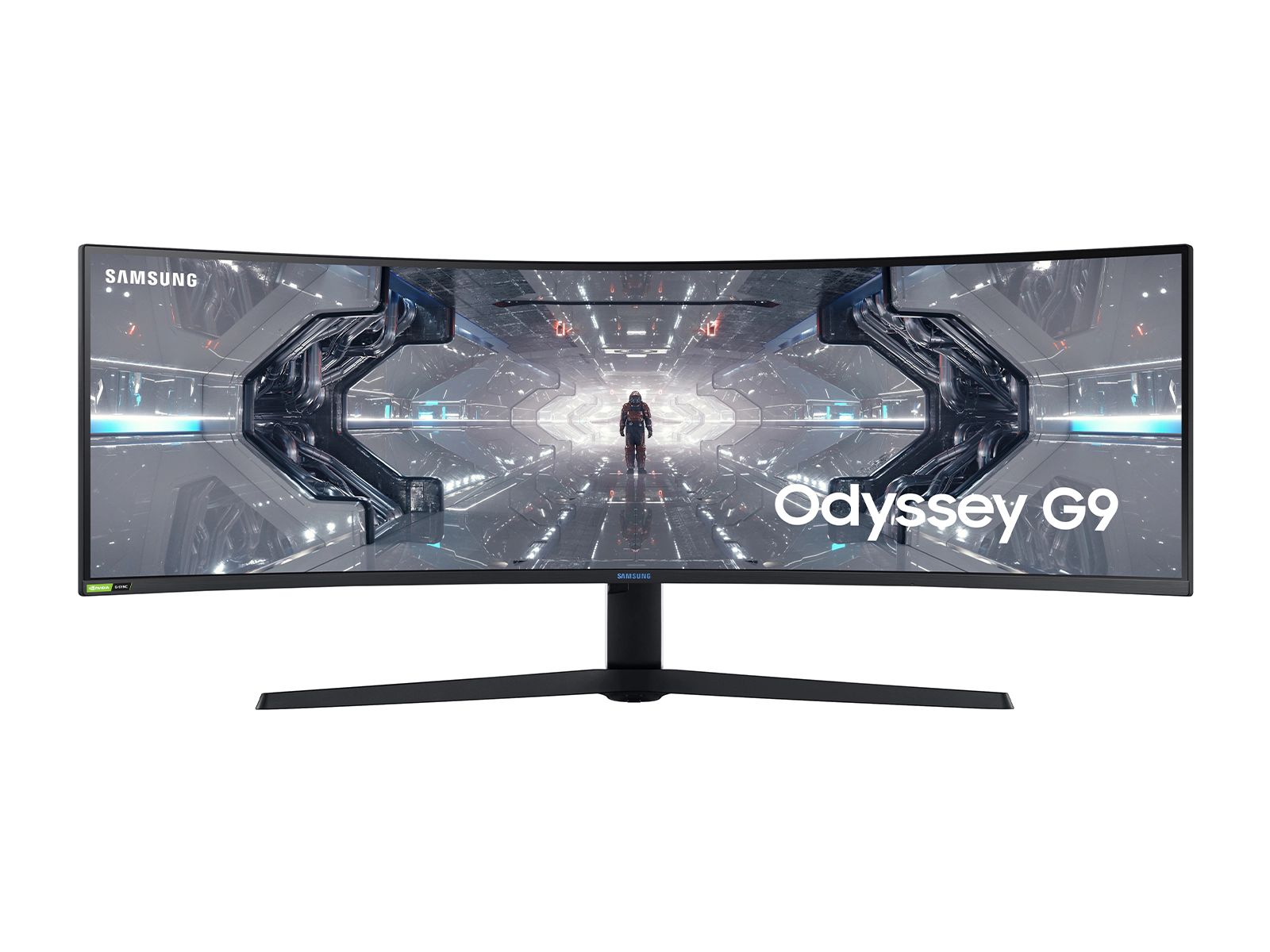 The Samsung Odyssey is a stunning two-screen side-by-side gaming monitor.  It features Quad HD resolution, 240Hz refresh rate, and HDR 1000 support.