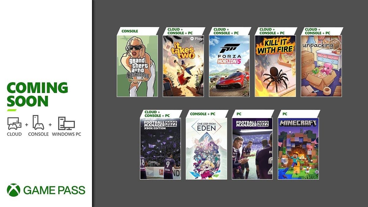 Xbox Game Pass game additions for November 2021