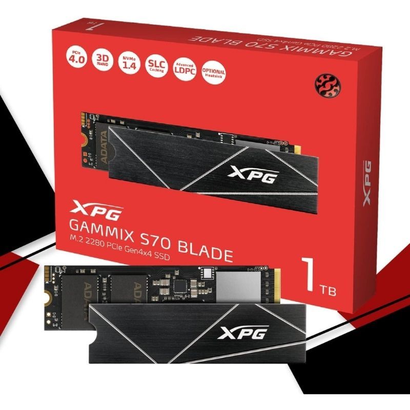 The XPG GAMMIX S70 Blade PS5 compatible SSD is discounted for Black Friday on Amazon. It uses PCIe 4.0 interface and offers impressive transfer speeds.