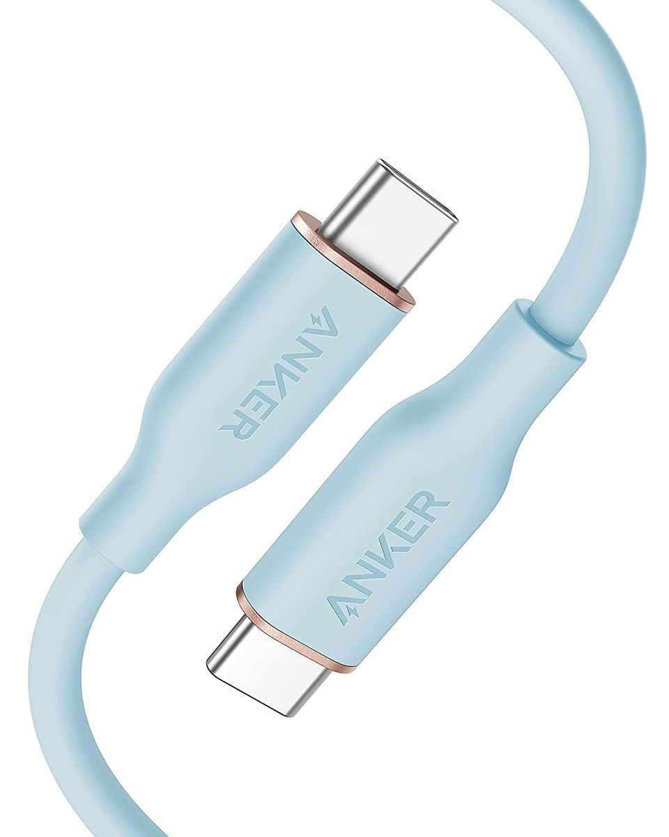 Anker is known for making excellent cables, and the Powerline III Flow is no exception. It comes in seven exciting colors if you are tired of the plain black or white USB Type-C cables. You can also buy the cable in three feet or six feet sizes.
