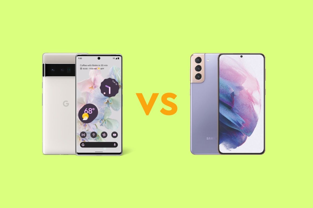 Google Pixel 6 Pro vs Samsung Galaxy S21 Plus