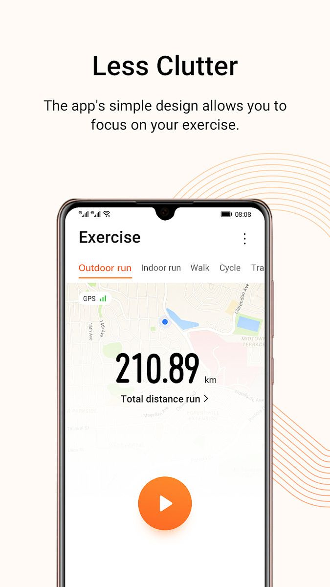 Huawei best sale health exercise