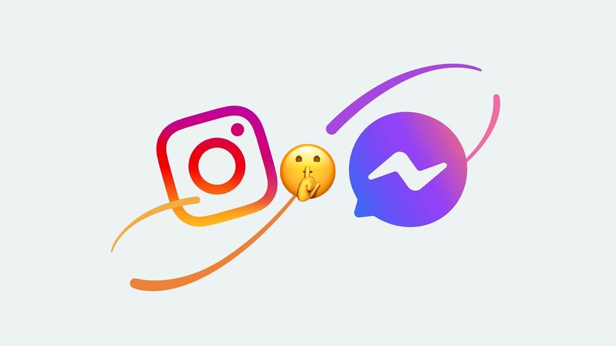 instagram, messenger, hush emoji