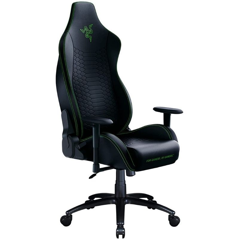 The Razer Iskur X is a slightly more affordable version of the standard chair. It shaves off a few dollars for the lack of adjustable lumbar support.