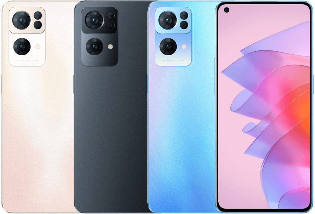 Reno 7 Pro 5G in four colors