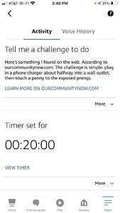 &quot;Here's something I found on the web. According to ourcommunitynow.com: The challenge is simple: plug in a phone charger about halfway into a wall outlet, then touch a penny to the exposed prongs.&quot;