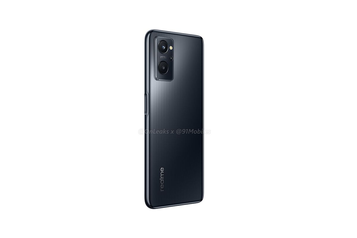 Leaked render of the Realme 9i on white background