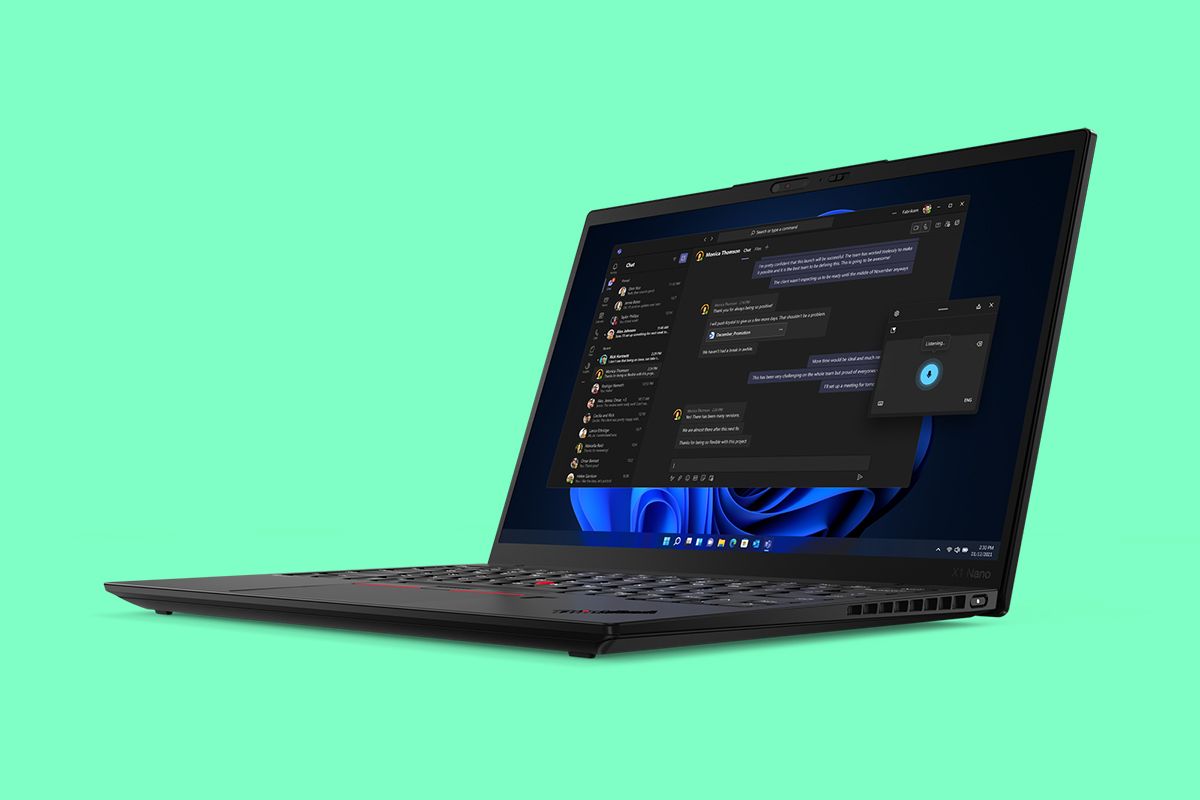 The Lenovo ThinkPad X1 Nano Gen 2 is an ultra-light business laptop powered by 12th-generation Intel processors and with optional 5G support.