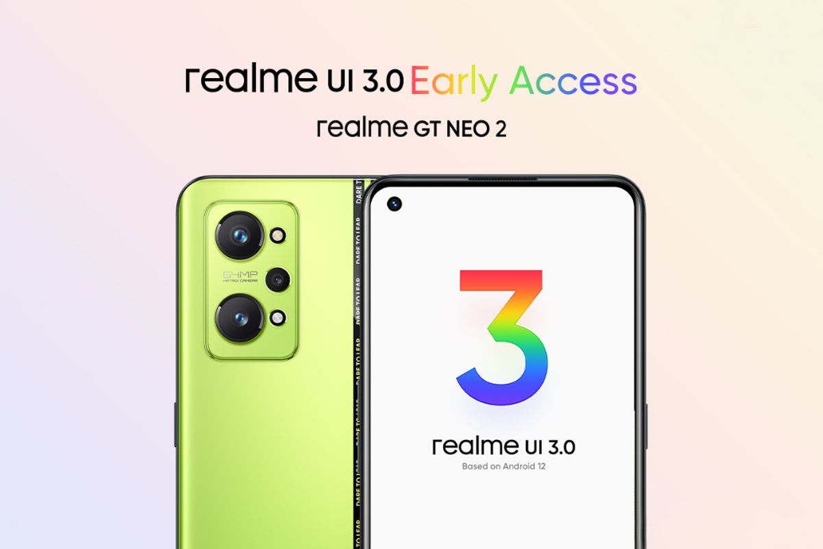 Realme GT Neo 2 Realme UI 3.0 early access featured