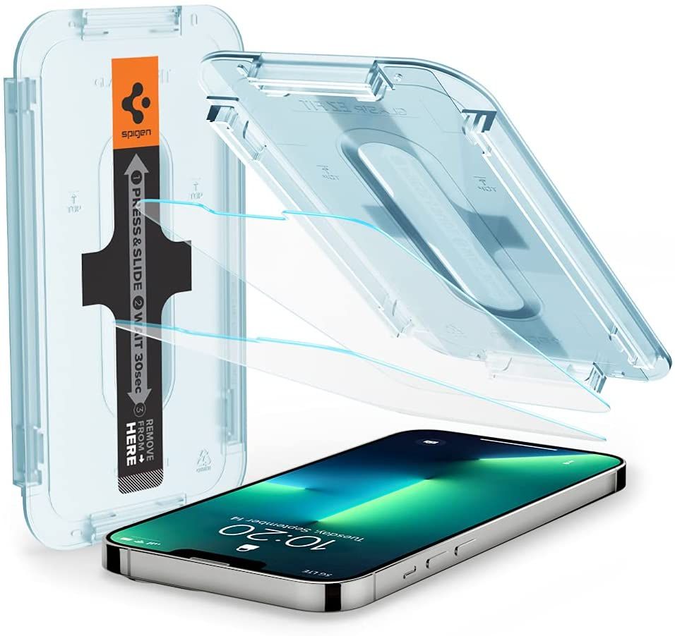 The Spigen Glastr EZ Fit Screen Protector is a case-friendly screen protector that is very easy to apply and does the job really well.