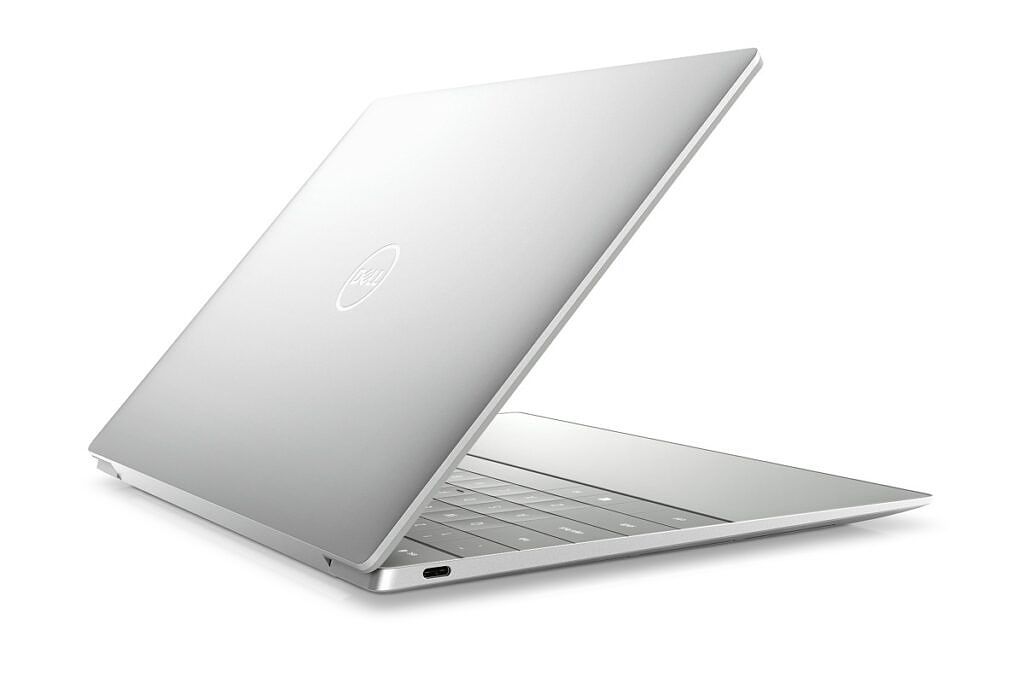 XPS 13 Plus Platinum rear angled view