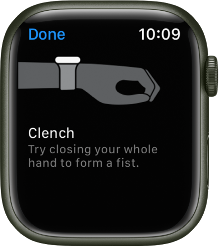 clench AssistiveTouch Apple Watch watchOS 8