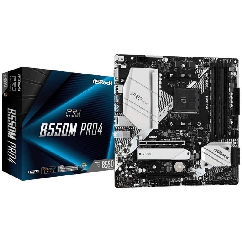 The ASRock B550M Pro 4 may not be the most powerful motherboard on the market, but we think it's enough to handle the Ryzen 5 5600G APU.  It also has plenty of noteworthy features usually reserved for more expensive boards.